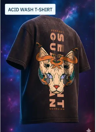 Veirdo- Acid Wash Brown Tshirt