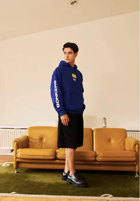 Bonkers Corner- Blue Hoodie